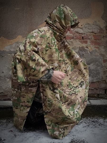 Camouflage Tactical Raincoat Poncho by GOST2367079 (Etsy)
