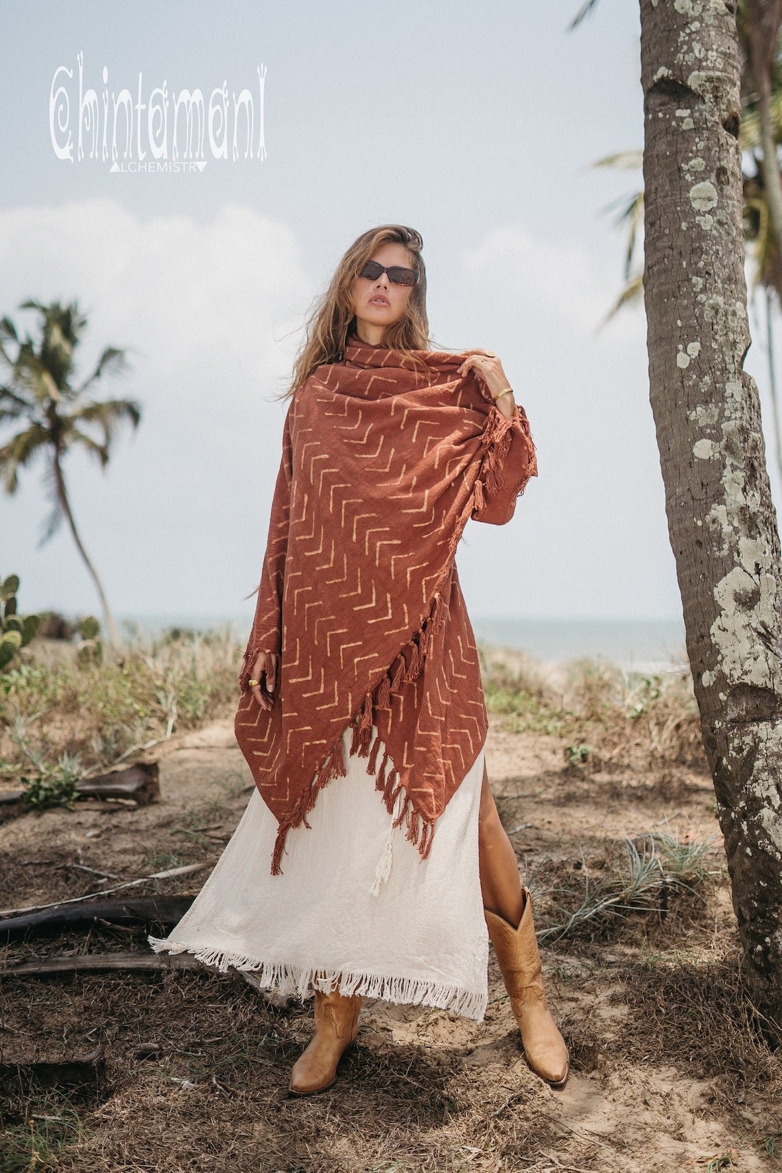 how to wear a shawl on a dress