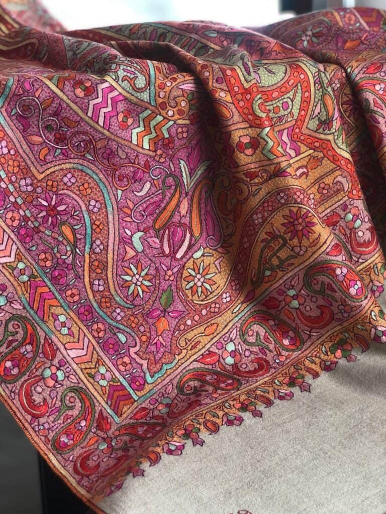 authentic jamawar shawl
