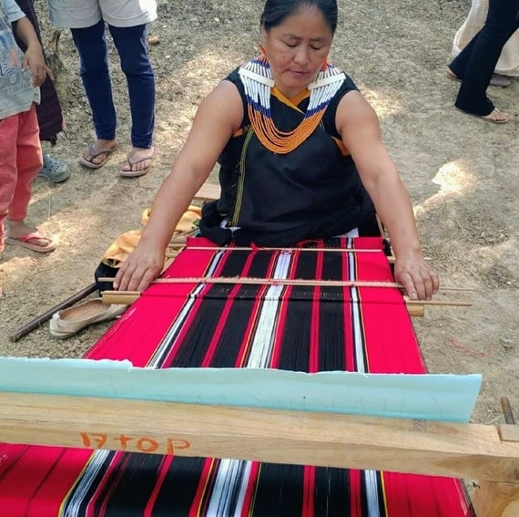 Handwoven Naga Tribe Warrior Blanket by NamasteYOGAstore Etsy