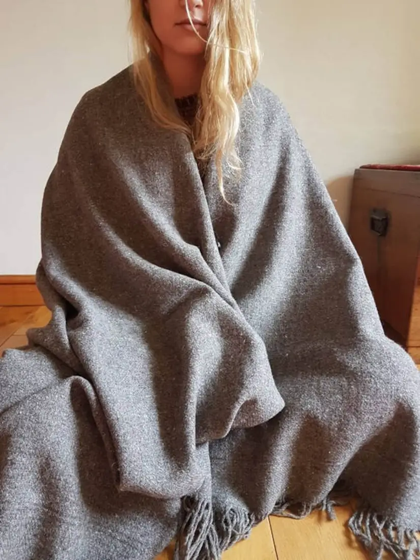 Himalayan Meditation Shawl by DoortotheHimalayas
