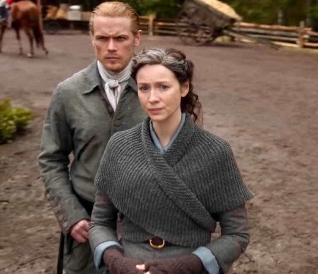 outlander shawl outfit