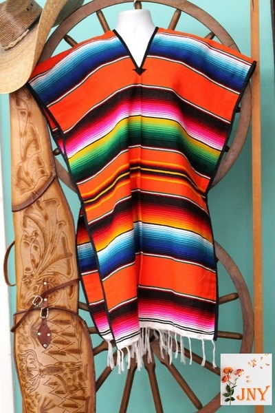 Mexican Serape Poncho by DesignsByJNY