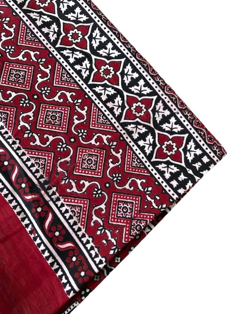 ajrak shawl patterns