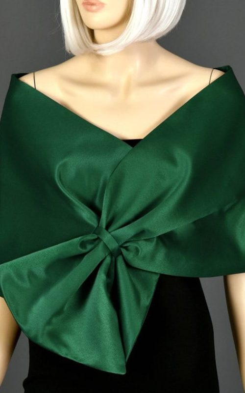 Emerald-Green-Evening-Wrap-Shrug