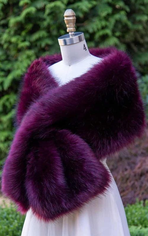 Purple-Plum-Faux-Fur-Wrap