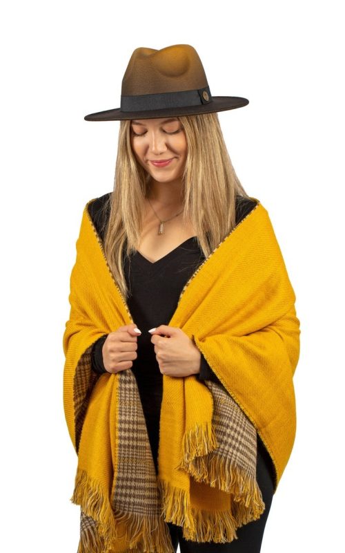 Yellow-Double-Sided-Winter-Scarf