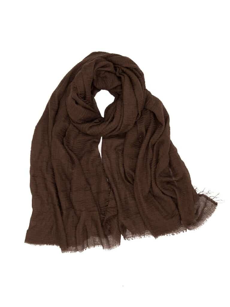 Long & soft natural shawl for all seasons by Mazdisa